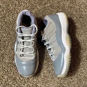 Air Jordan 11 Retro Low BG Cool Grey Athletic Casual Sneakers Youth 5.5Y Wmn’s 7